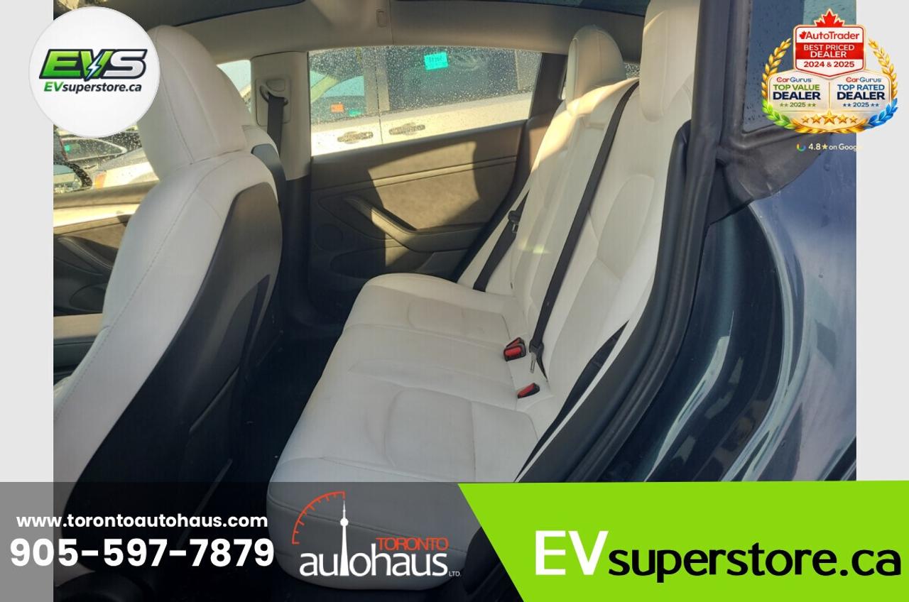 2022 Tesla Model 3 LFP I WHITE INT. I OVER 100 TESLAS I EVSUPERSTORE. Photo3
