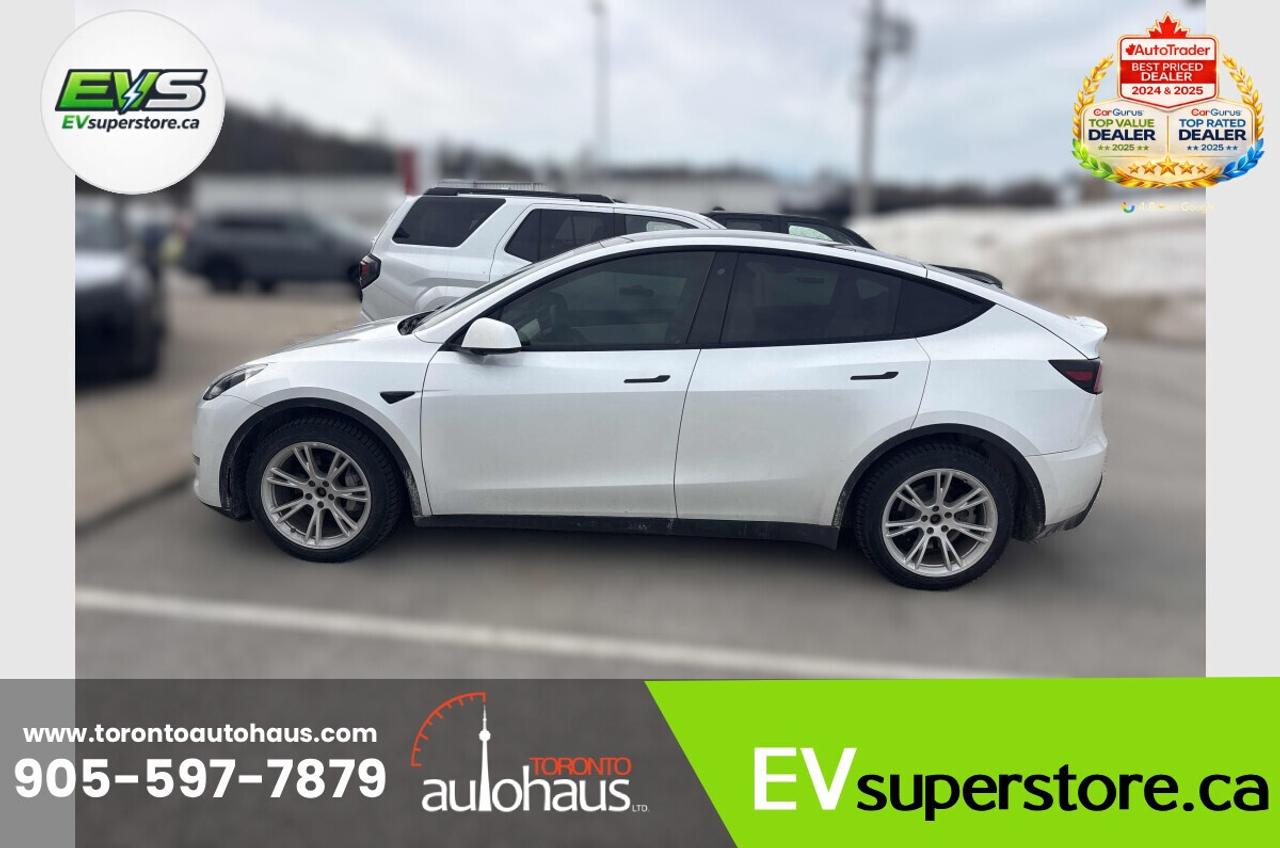 2020 Tesla Model Y LR AWD I WHITE INT. I OVER 100 TESLAS EVSUPERSTORE Photo3