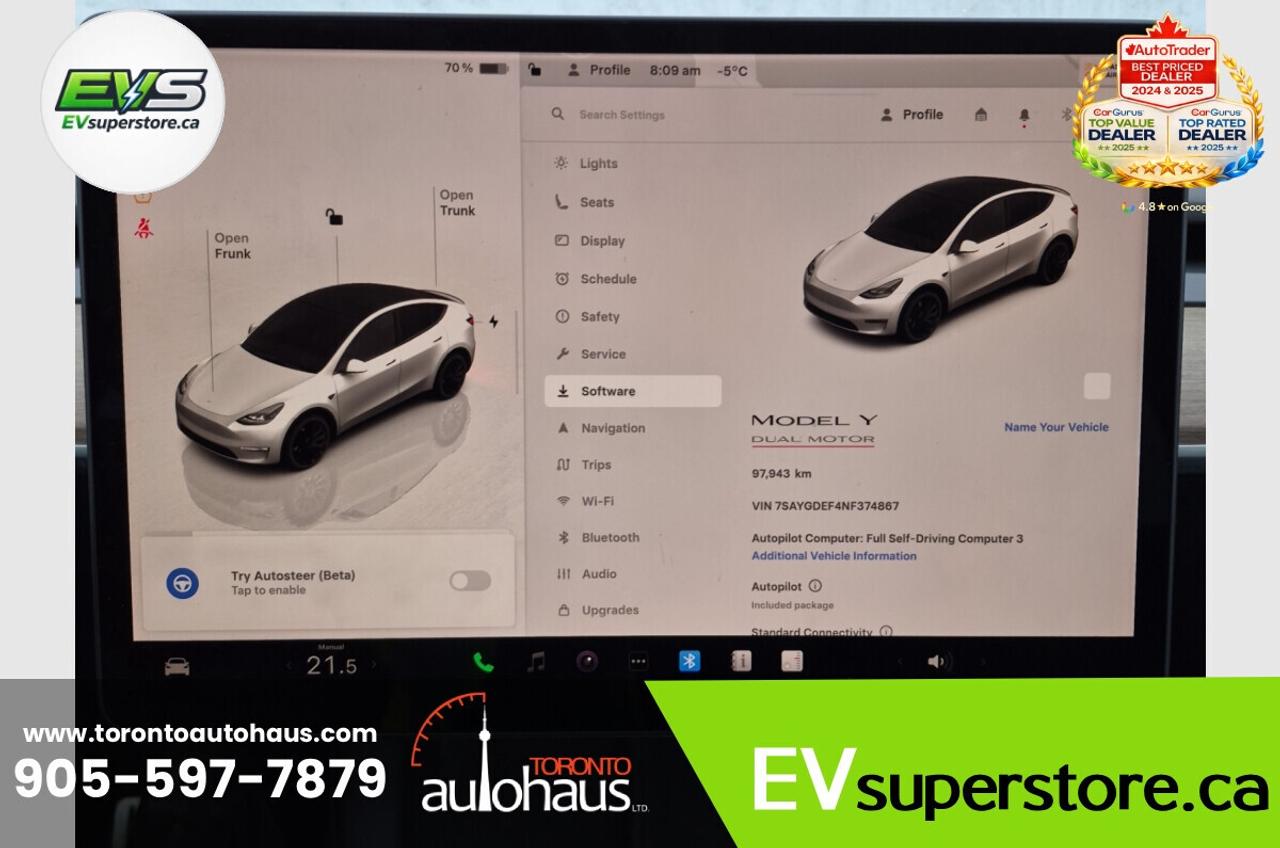 2022 Tesla Model Y PERFORMANCE AT EVSUPERSTORE.CA Photo