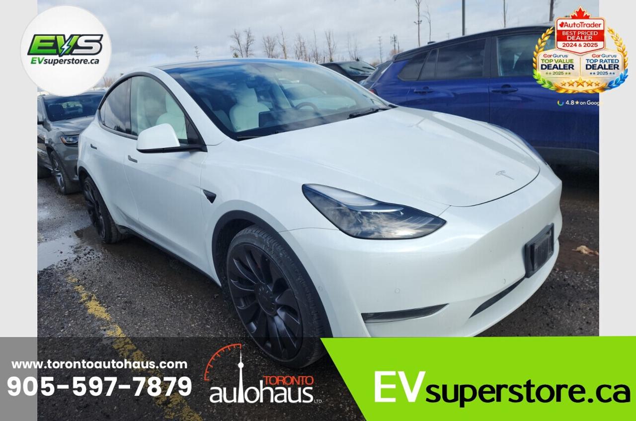 2022 Tesla Model Y PERFORMANCE I WHITE INT. I  AT EVSUPERSTORE.CA Photo