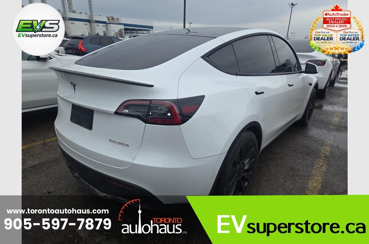 2022 Tesla Model Y PERFORMANCE WHITE INT. I EVSUPERSTORE.CA Photo