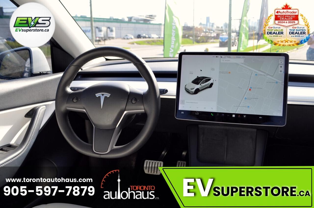 2022 Tesla Model Y PERFORMANCE WHITE INT. I EVSUPERSTORE.CA Photo