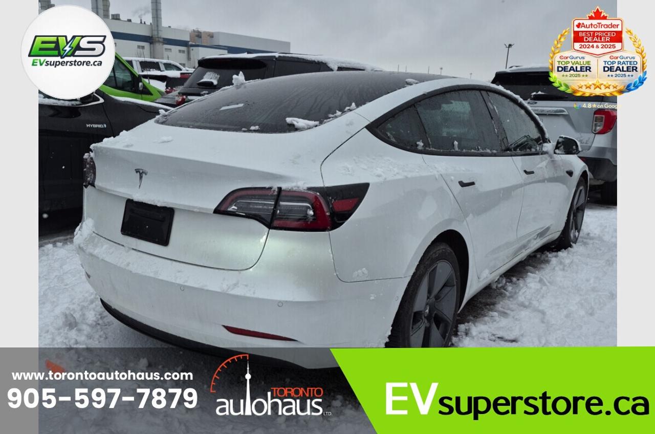 2021 Tesla Model 3 SR+ I WHITE INT. I OVER 100 TESLAS EVSUPERSTORE.CA Photo