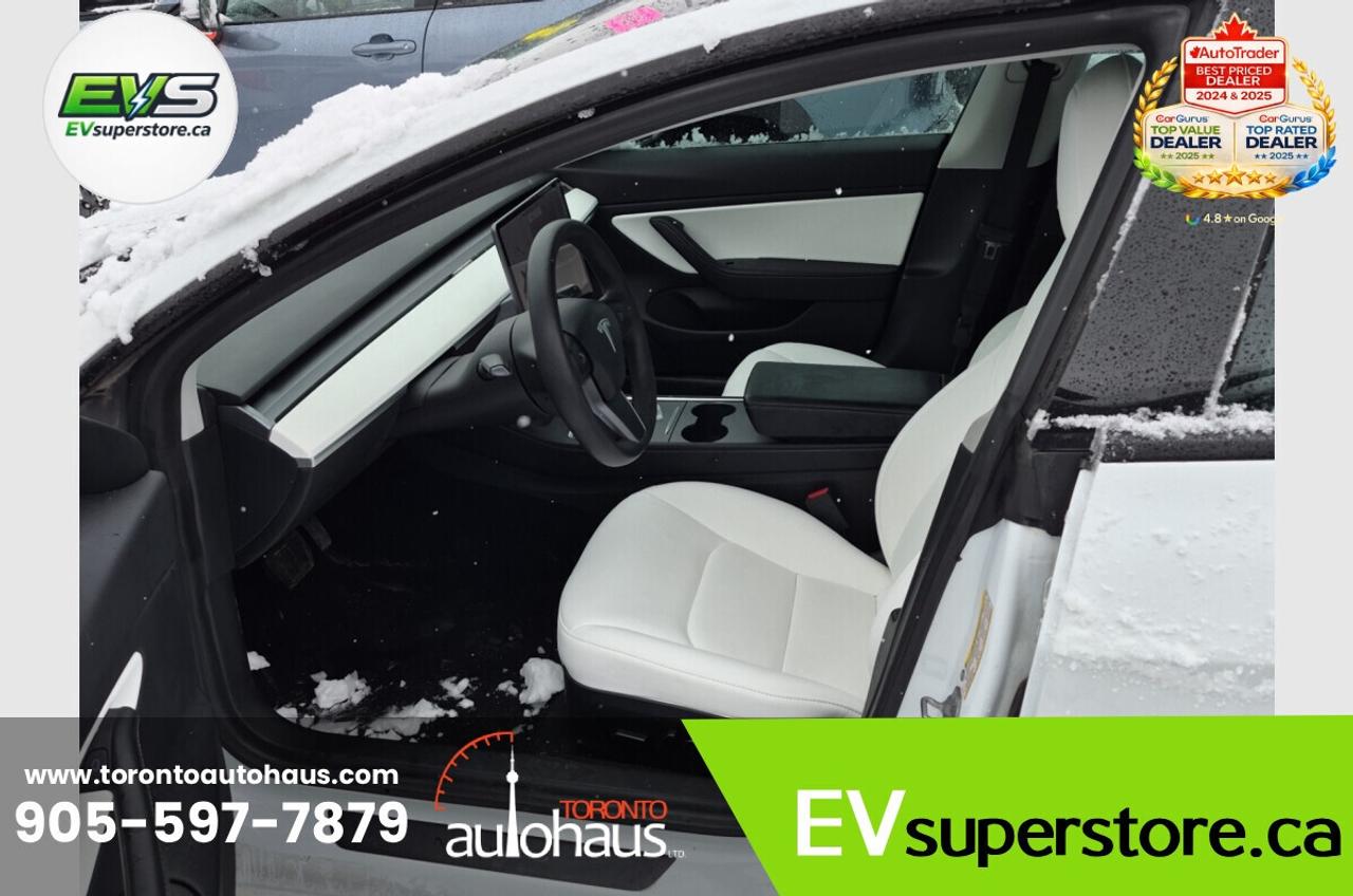 2021 Tesla Model 3 SR+ I WHITE INT. I OVER 100 TESLAS EVSUPERSTORE.CA Photo