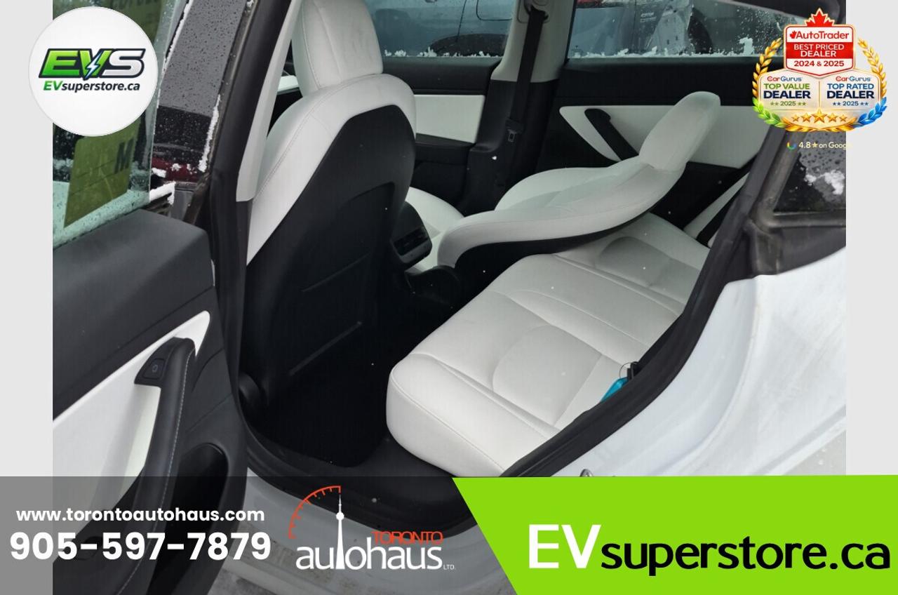 2021 Tesla Model 3 SR+ I WHITE INT. I OVER 100 TESLAS EVSUPERSTORE.CA Photo