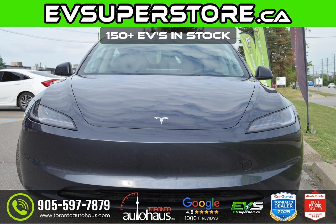 2024 Tesla Model 3 LR AWD I OVER 100 TESLAS EVSUPERSTORE.CA Photo