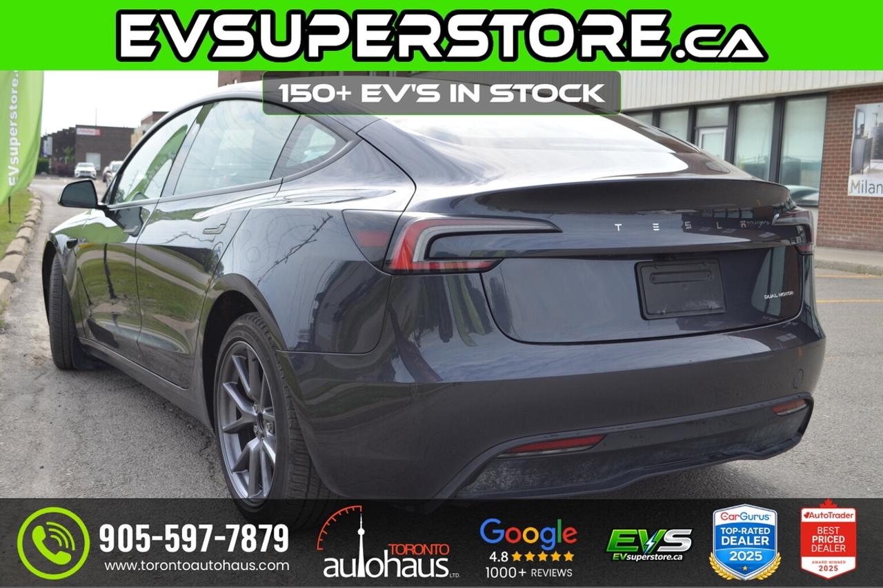 2024 Tesla Model 3 LR AWD I OVER 100 TESLAS EVSUPERSTORE.CA Photo