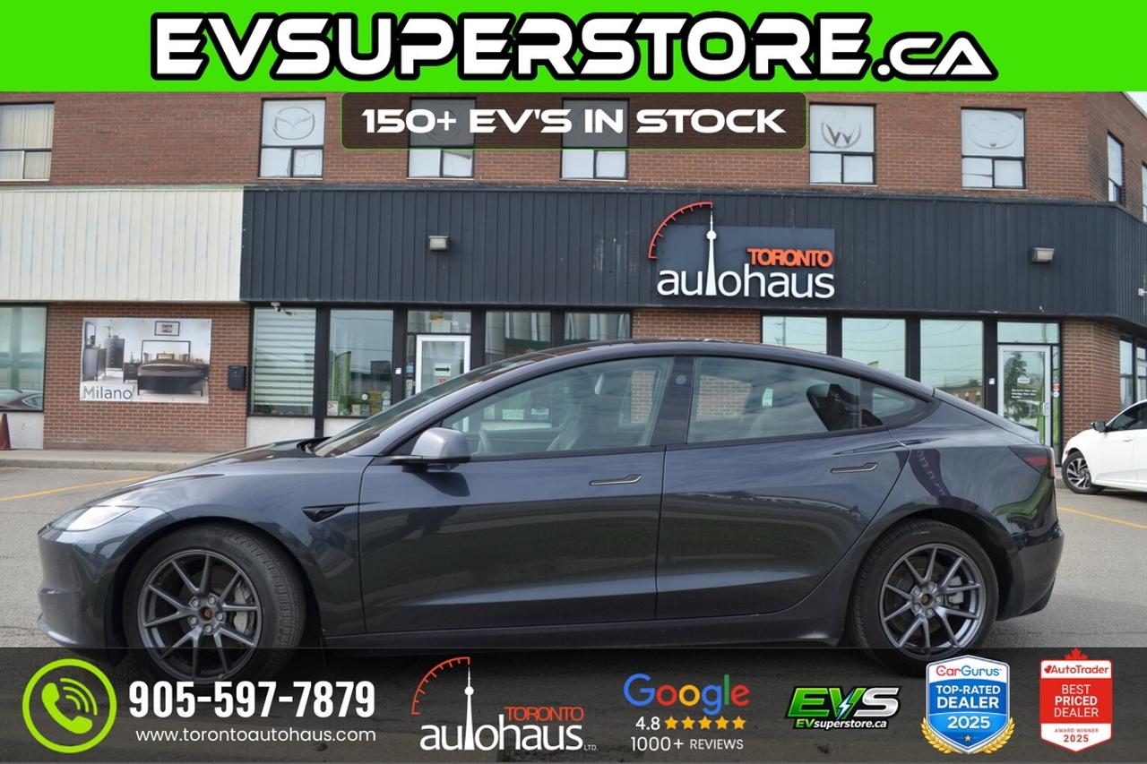 2024 Tesla Model 3 LR AWD I OVER 100 TESLAS EVSUPERSTORE.CA Photo
