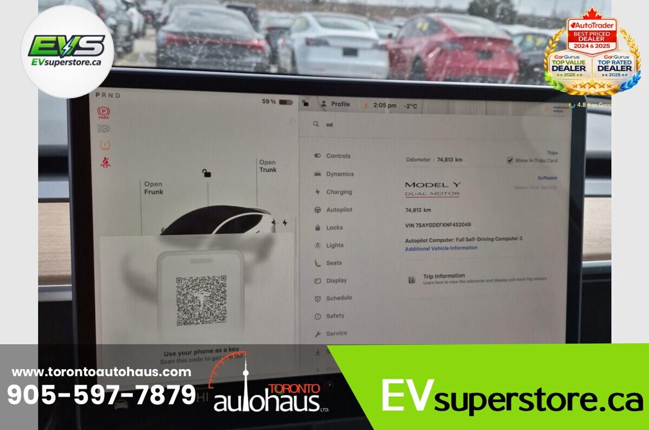 2022 Tesla Model Y PERFORMANCE AT EVSUPERSTORE.CA Photo