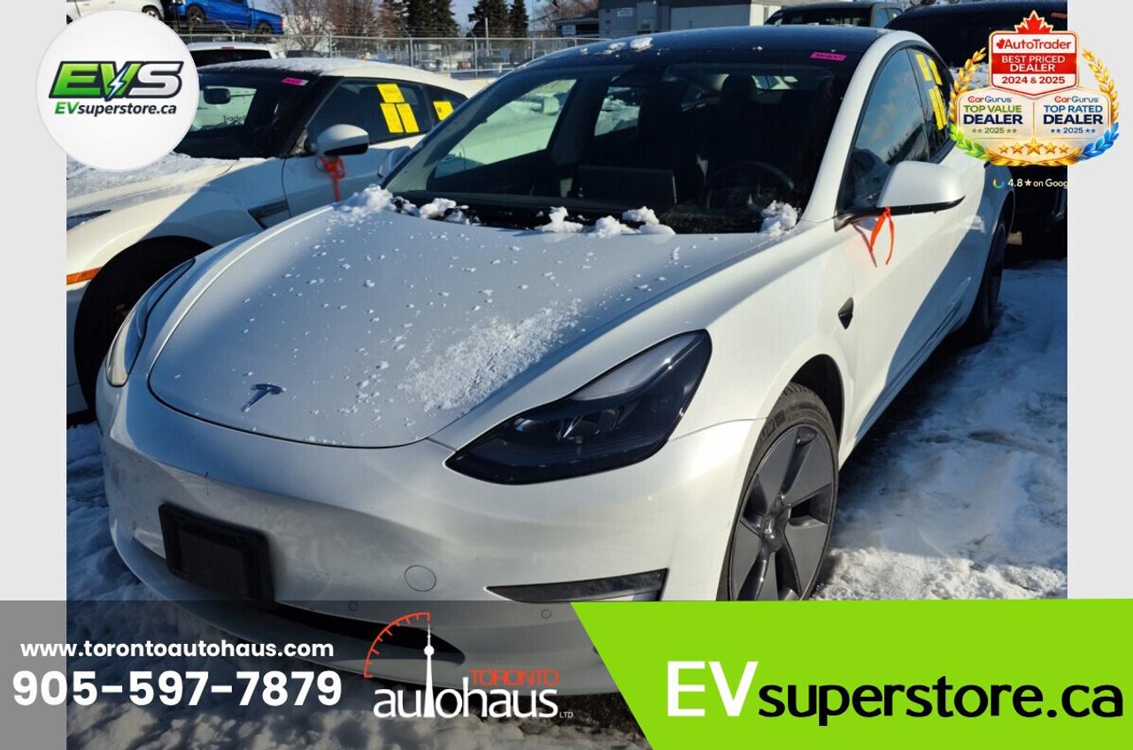 2021 Tesla Model 3 SR+ I OVER 100 TESLAS EVSUPERSTORE.CA Photo