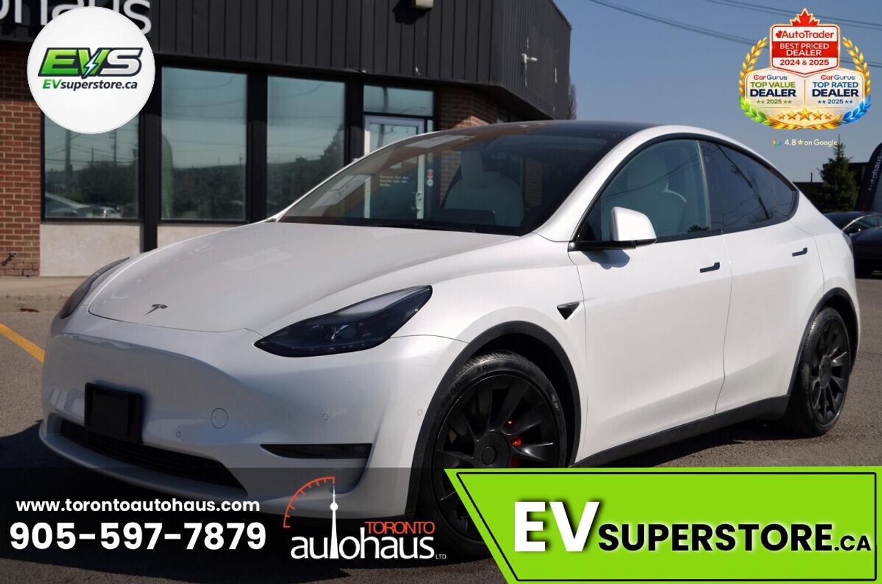 2022 Tesla Model Y PERFORMANCE I WHITE INT I  AT EVSUPERSTORE.CA Photo