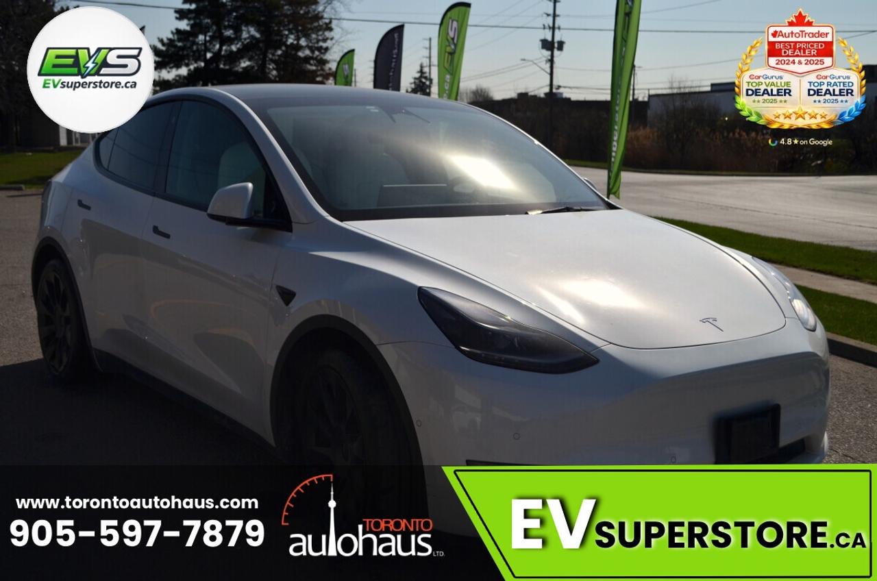 2022 Tesla Model Y PERFORMANCE I WHITE INT I  AT EVSUPERSTORE.CA Photo
