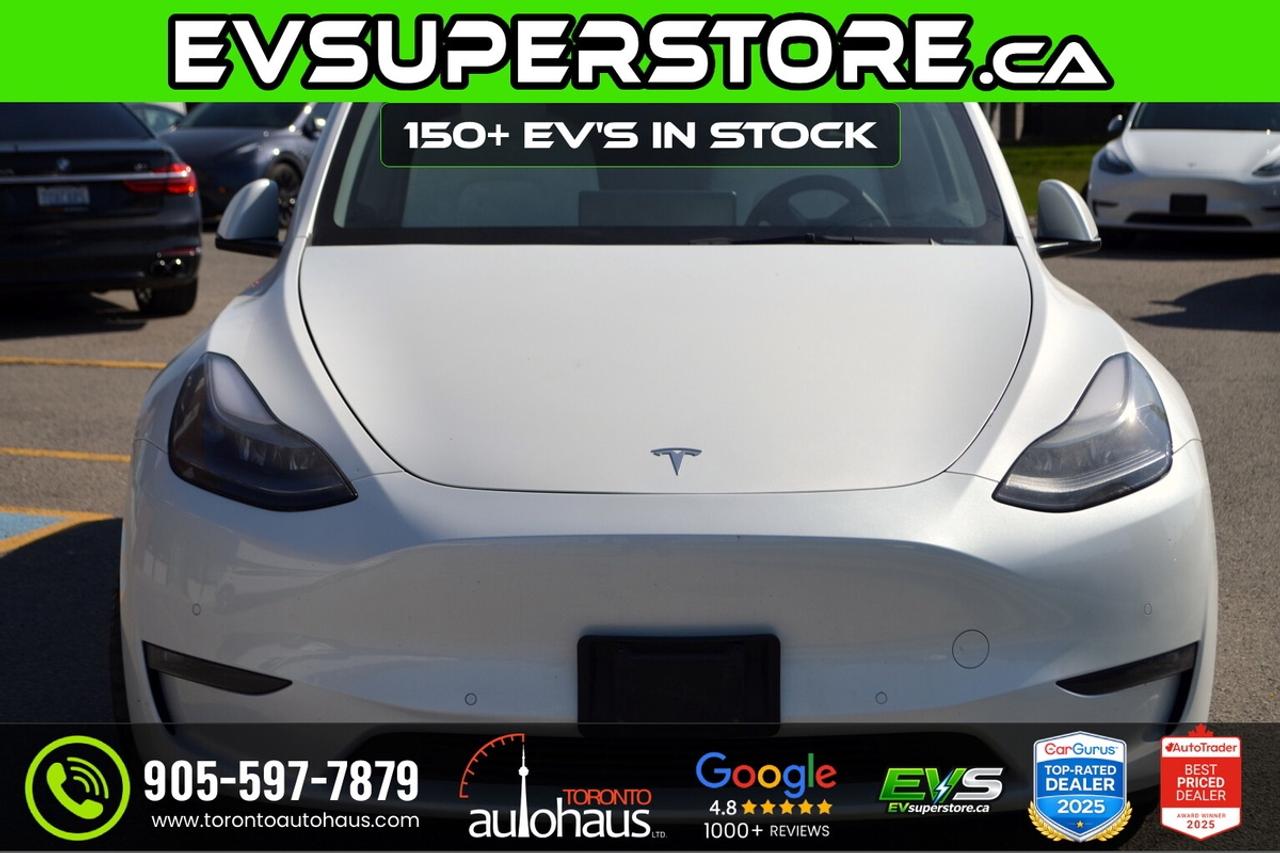 2022 Tesla Model Y PERFORMANCE I WHITE INT I  AT EVSUPERSTORE.CA Photo
