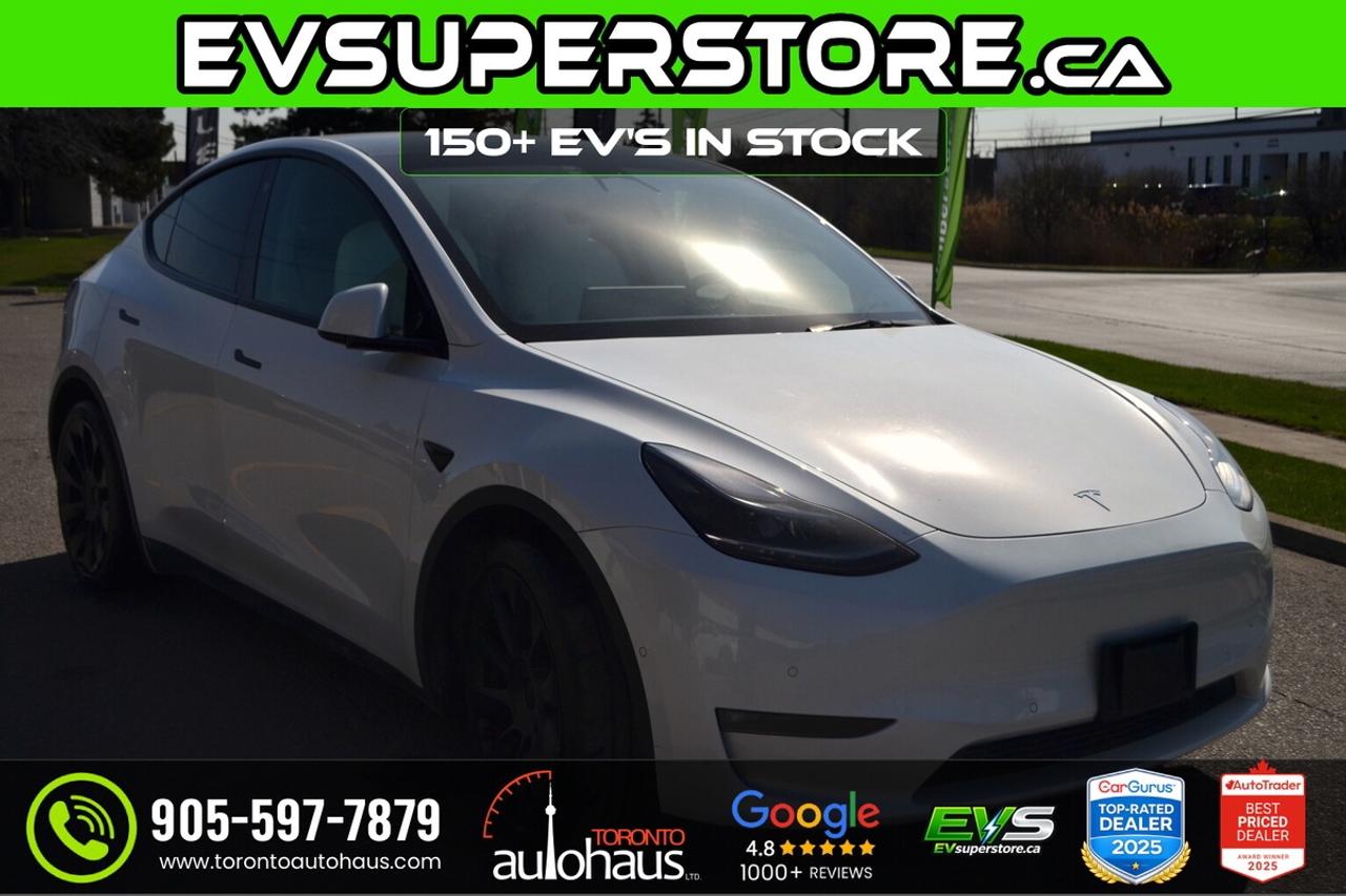 2022 Tesla Model Y PERFORMANCE I WHITE INT I  AT EVSUPERSTORE.CA Photo3