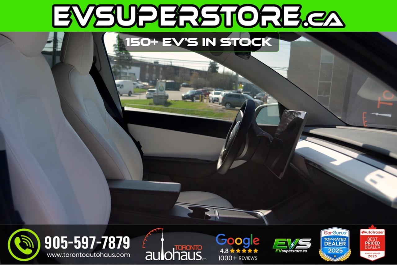 2022 Tesla Model Y PERFORMANCE I WHITE INT I  AT EVSUPERSTORE.CA Photo