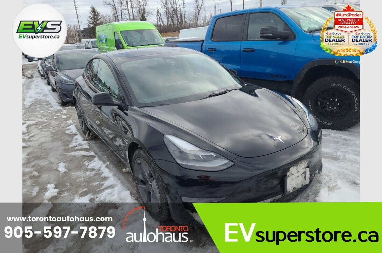 2022 Tesla Model 3 LFP I OVER 100 TESLAS I EVSUPERSTORE.CA Photo