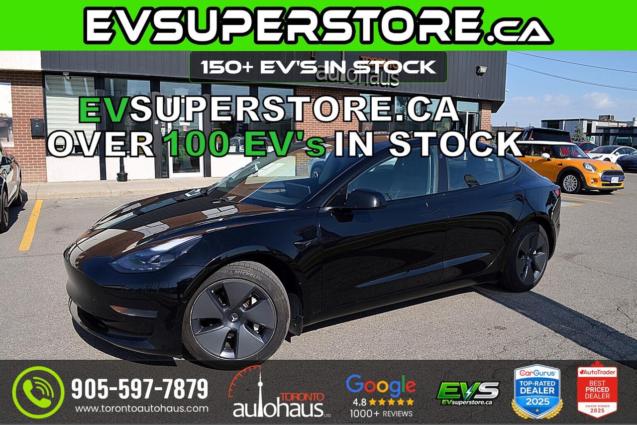 2022 Tesla Model 3 LFP I OVER 100 TESLAS I EVSUPERSTORE.CA Photo