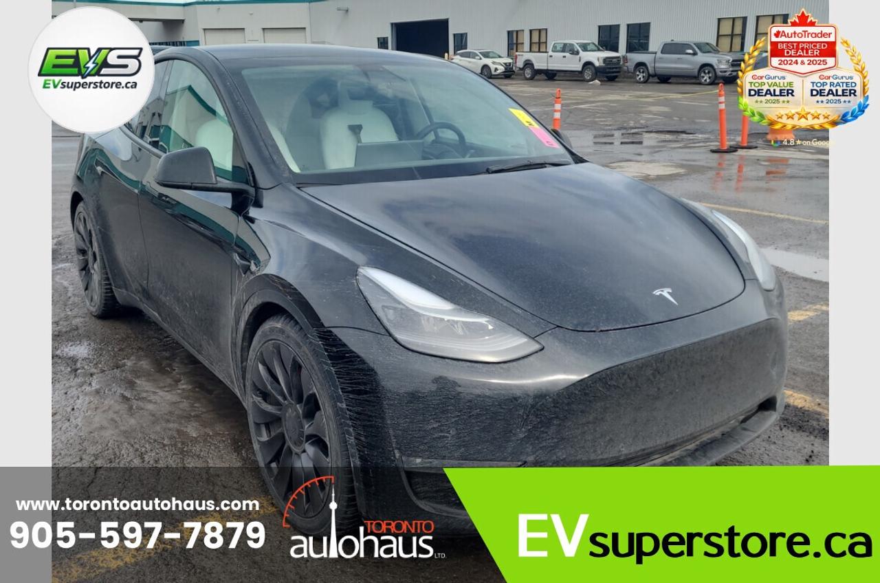 2022 Tesla Model Y PERFORMANCE WHITE INT. I AT EVSUPERSTORE.CA Photo