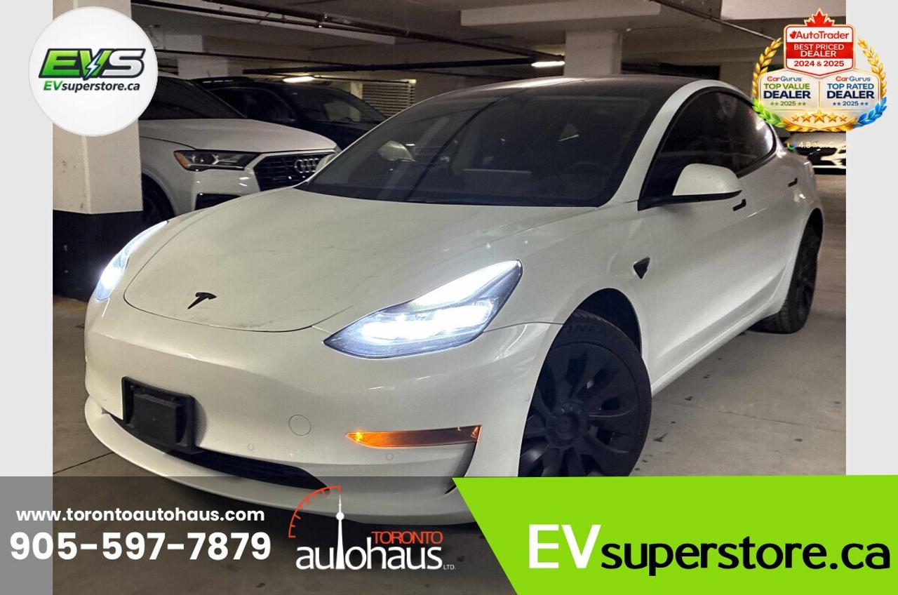 2022 Tesla Model 3 LFP I OVER 100 TESLAS I EVSUPERSTORE.CA Photo