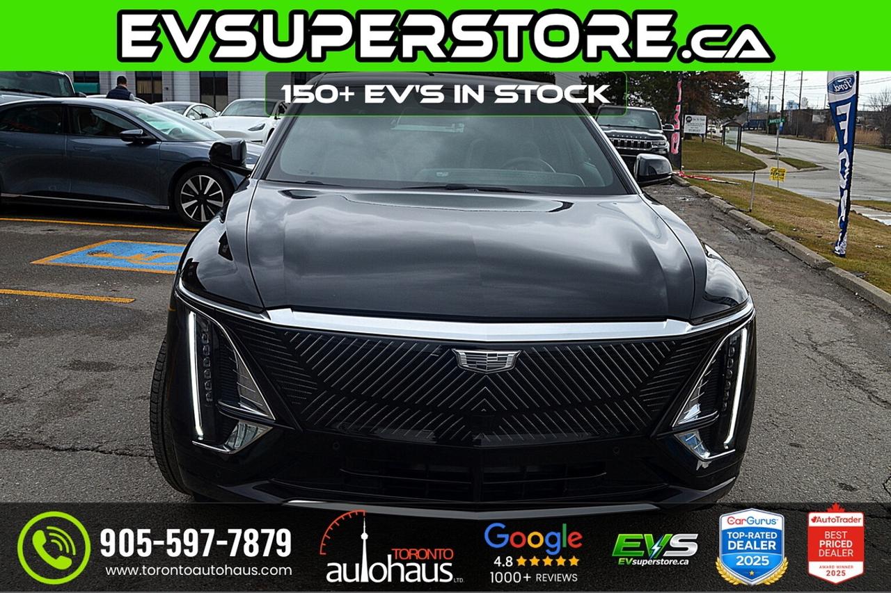 2024 Cadillac LYRIQ AWD I 16 in STOCK at EVSUPERSTORE.ca Photo