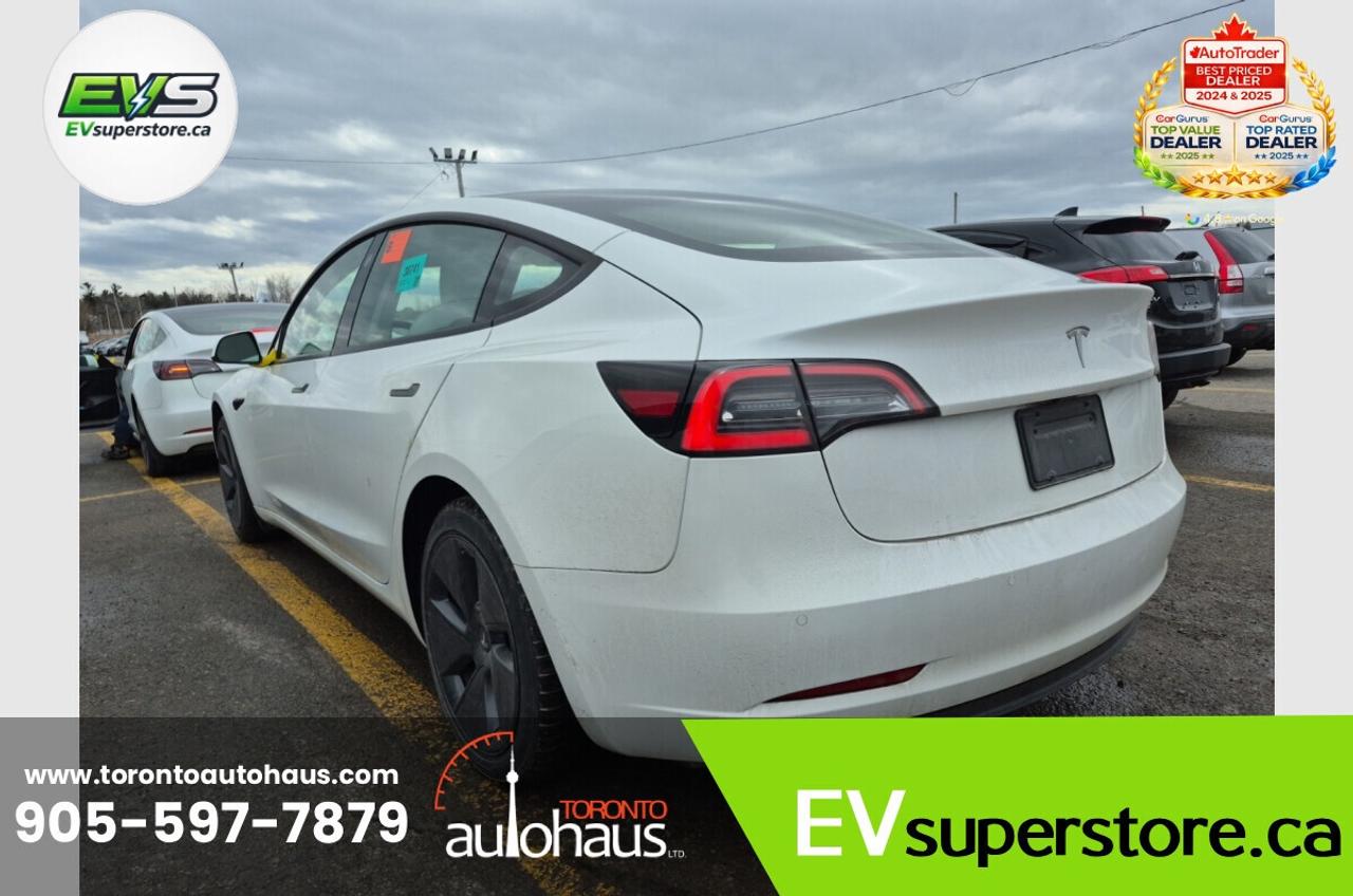 2022 Tesla Model 3 WHITE INT. I OVER 100 TESLAS I EVSUPERSTORE.CA Photo