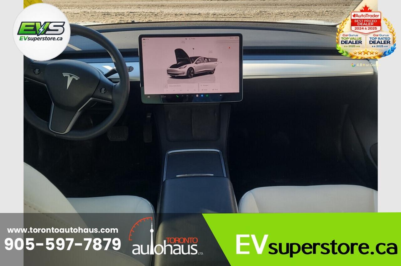 2022 Tesla Model 3 LFP I WHITE INTERIOR I OVER 100 TESLAS EVSUPERSTOR Photo