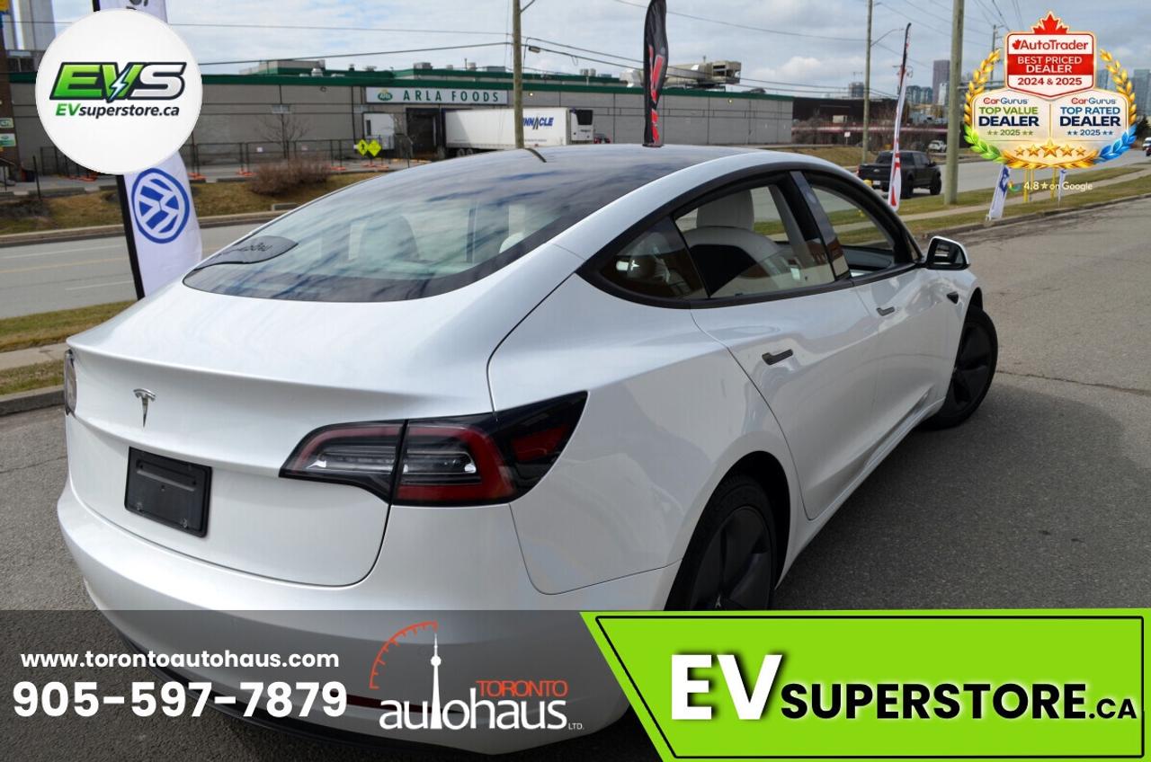 2022 Tesla Model 3 LFP I WHITE INTERIOR I OVER 100 TESLAS EVSUPERSTOR Photo