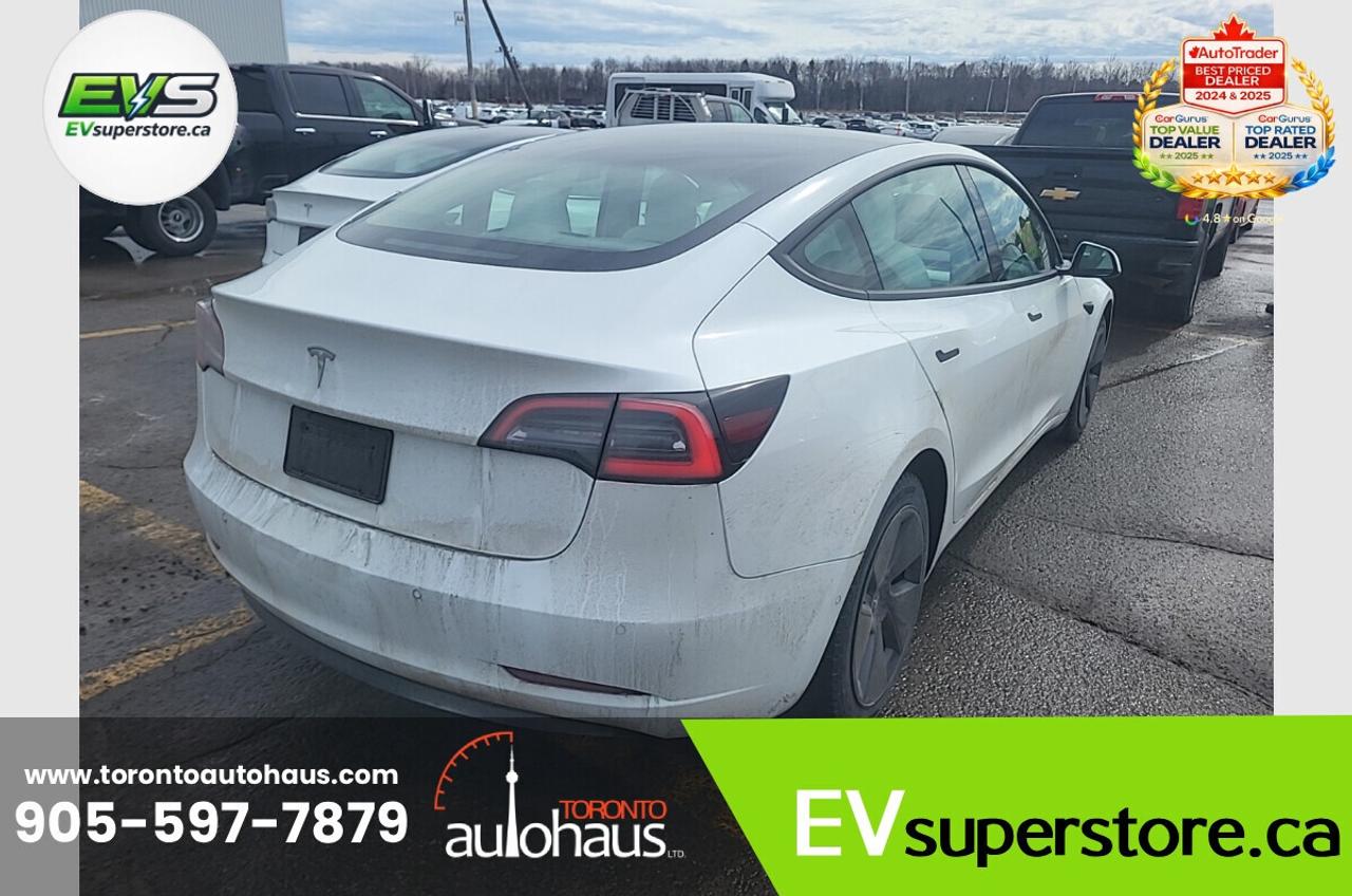 2022 Tesla Model 3 LFP WHITE INT. I EVSUPERSTORE.CA Photo