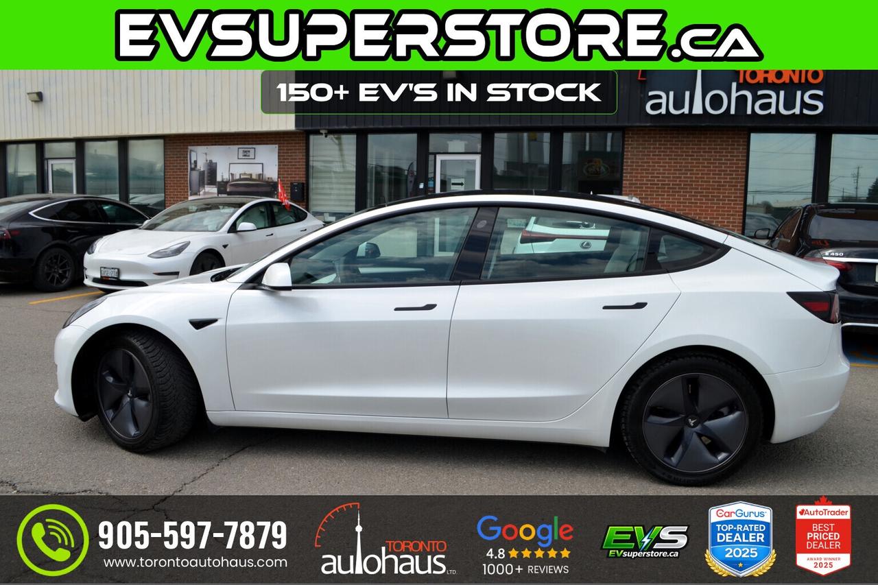2022 Tesla Model 3 LFP WHITE INT. I EVSUPERSTORE.CA Photo