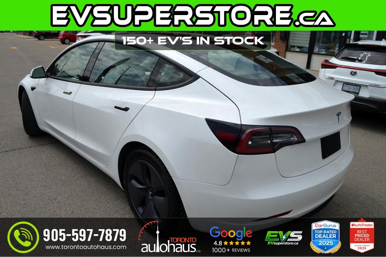 2022 Tesla Model 3 LFP WHITE INT. I EVSUPERSTORE.CA Photo