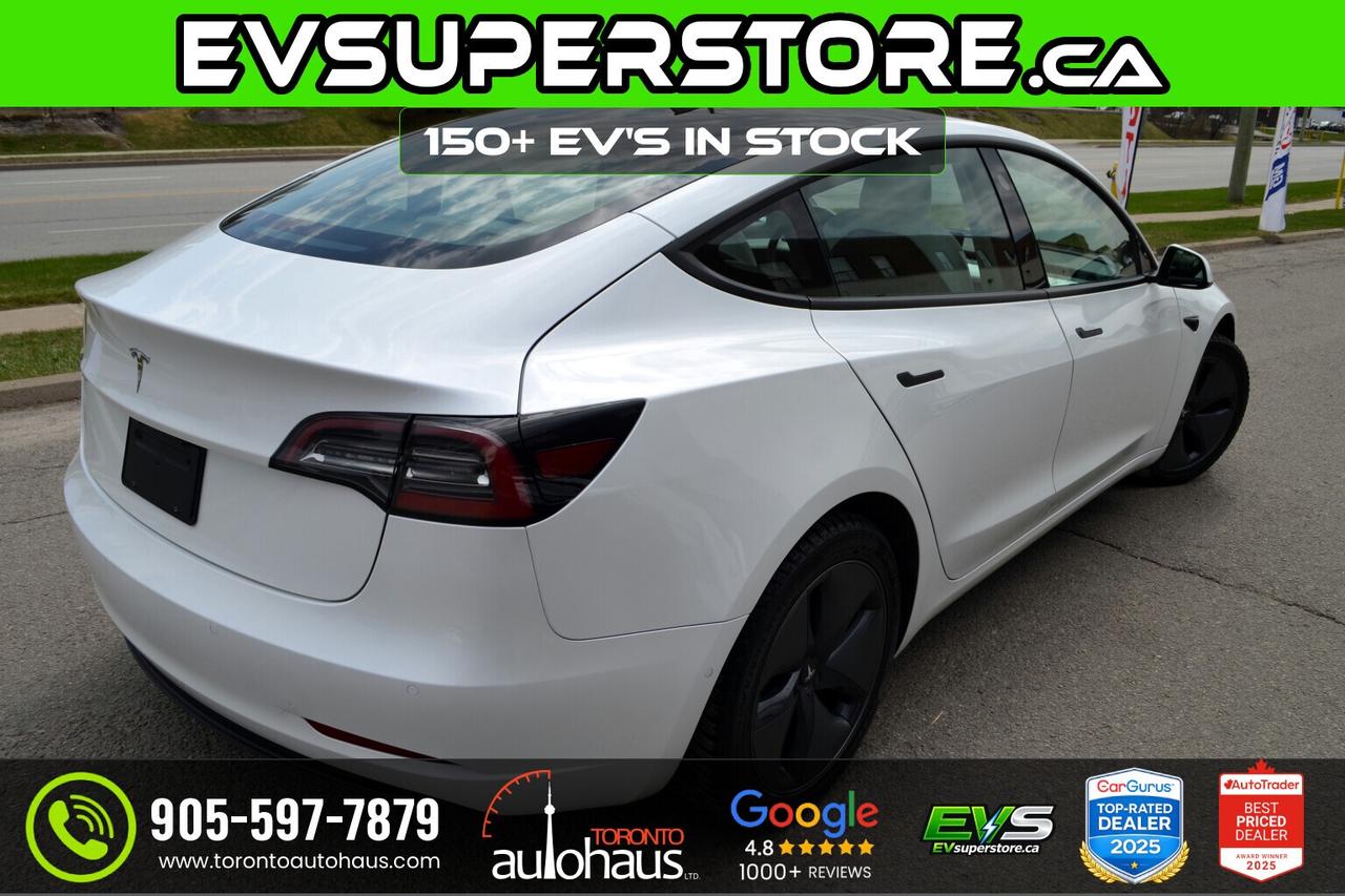 2022 Tesla Model 3 LFP WHITE INT. I EVSUPERSTORE.CA Photo