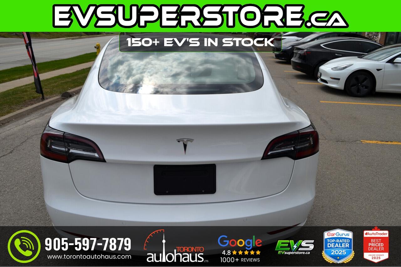 2022 Tesla Model 3 LFP WHITE INT. I EVSUPERSTORE.CA Photo