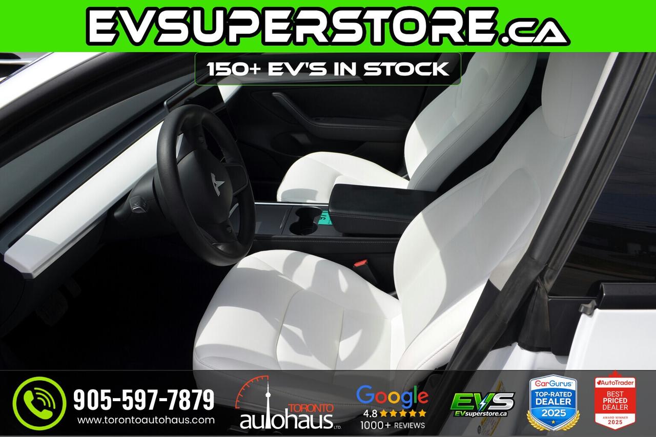 2022 Tesla Model 3 LFP WHITE INT. I EVSUPERSTORE.CA Photo