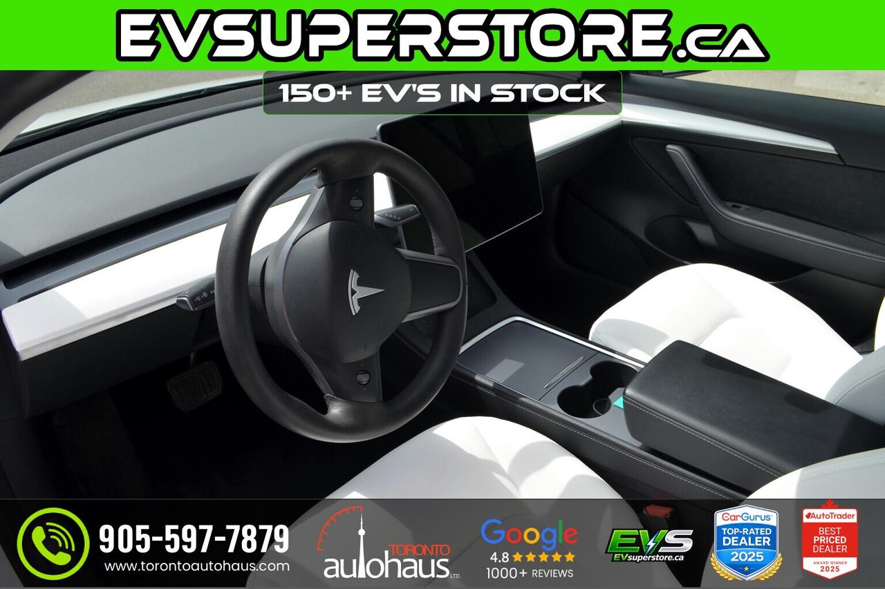 2022 Tesla Model 3 LFP WHITE INT. I EVSUPERSTORE.CA Photo