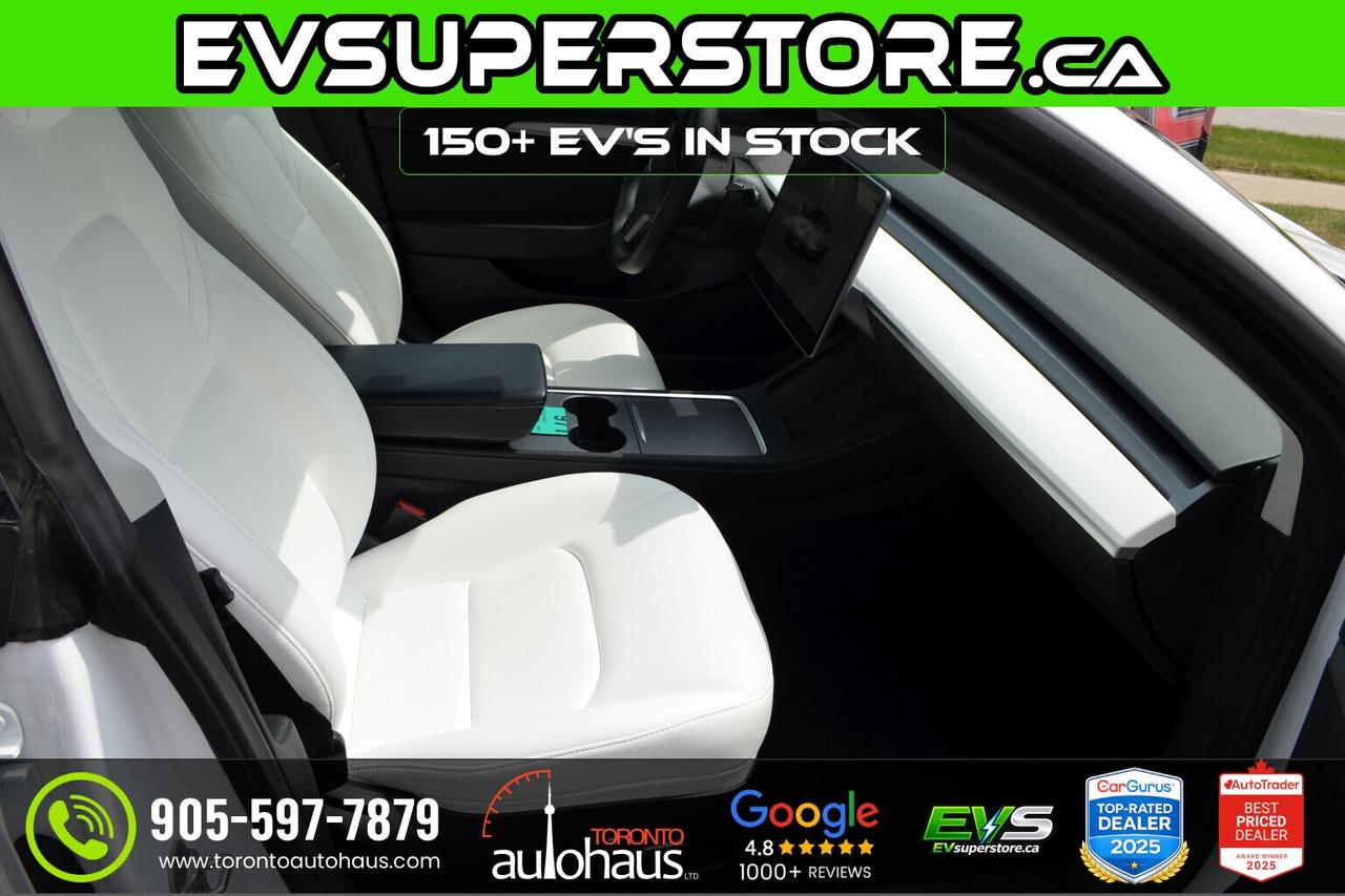 2022 Tesla Model 3 LFP WHITE INT. I EVSUPERSTORE.CA Photo