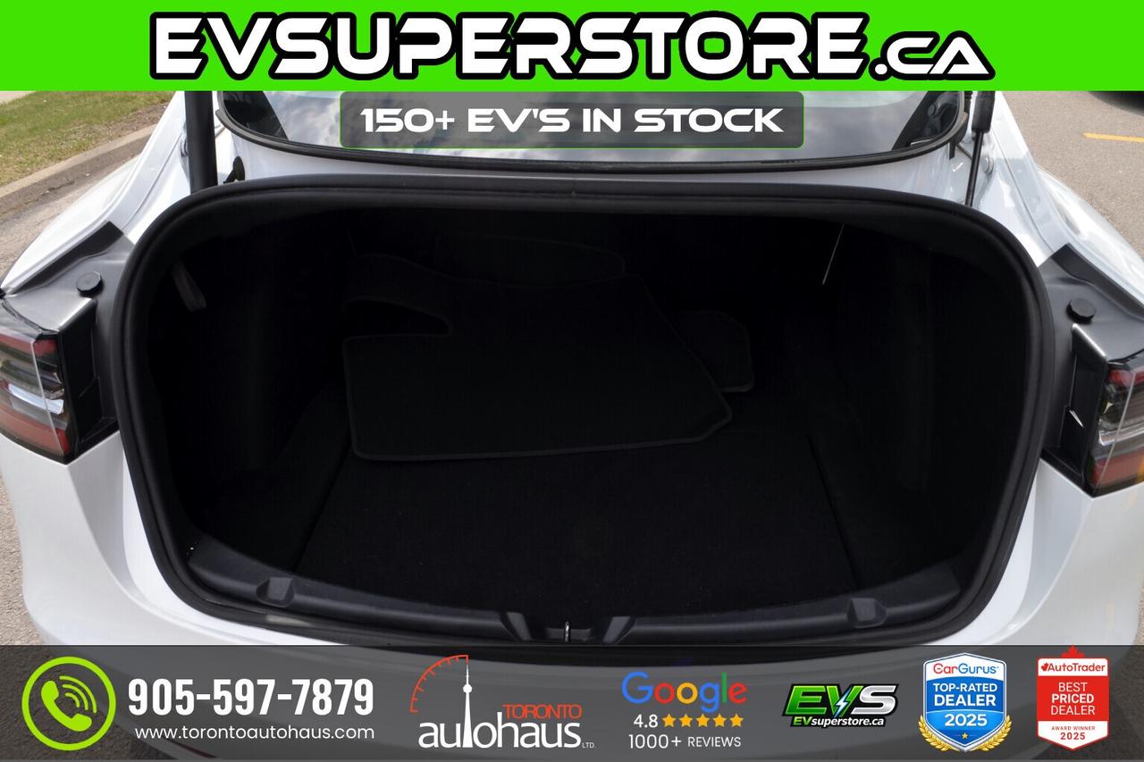 2022 Tesla Model 3 LFP WHITE INT. I EVSUPERSTORE.CA Photo