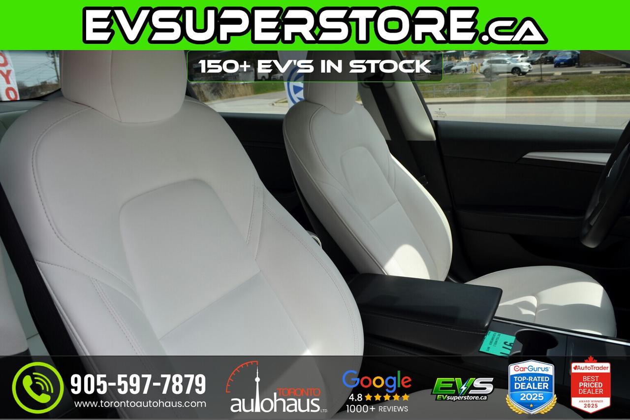 2022 Tesla Model 3 LFP WHITE INT. I EVSUPERSTORE.CA Photo