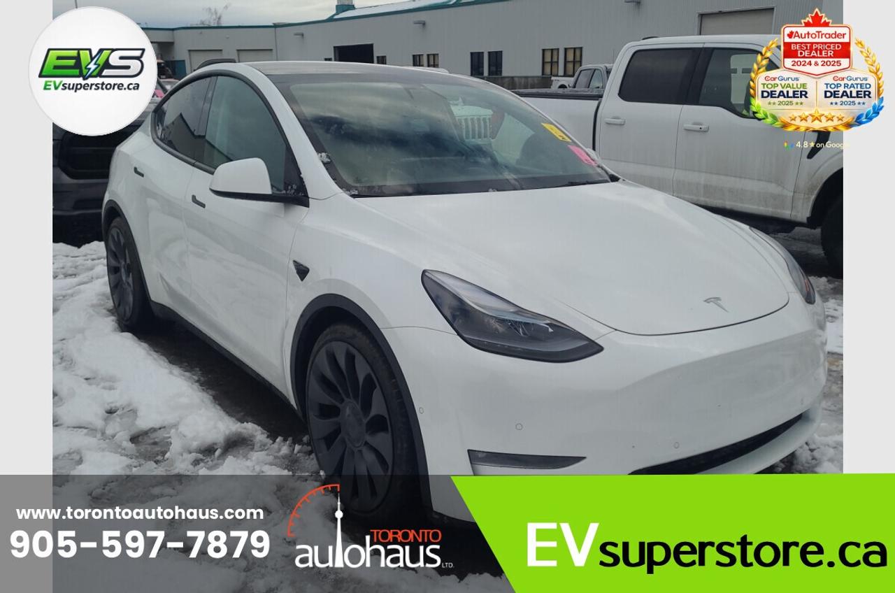2021 Tesla Model Y Performance I WHITE INT. I EVSUPERSTORE.CA Photo3