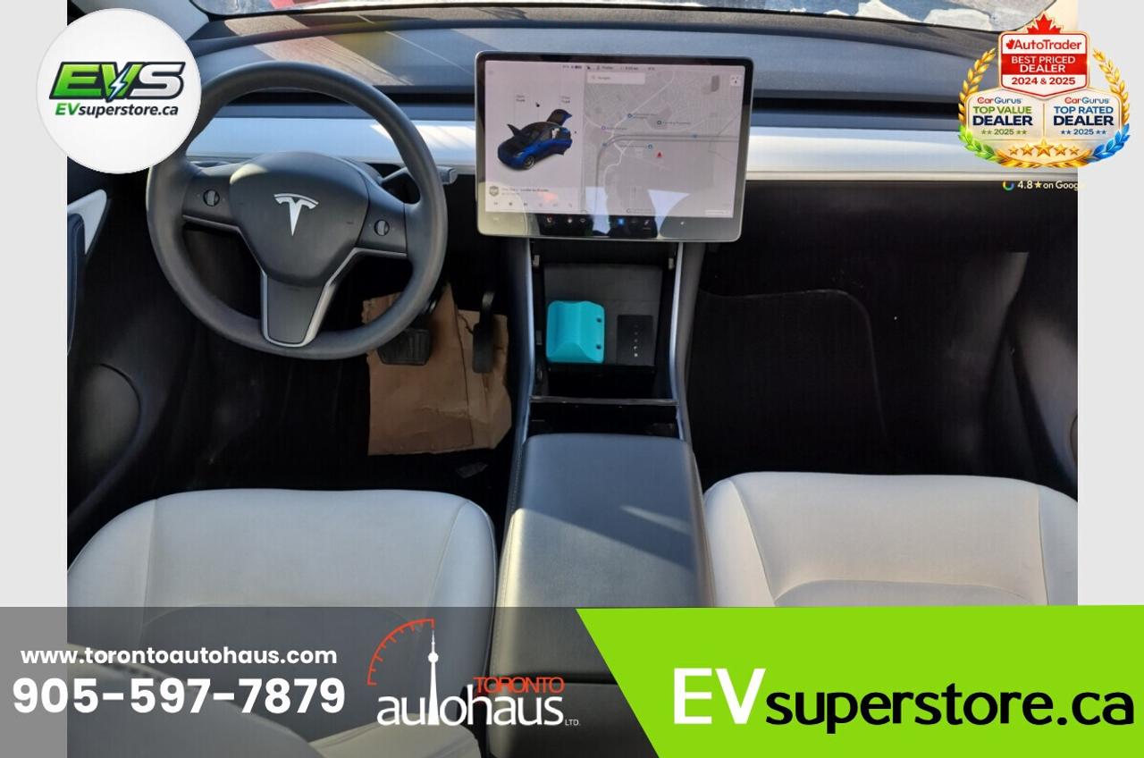 2021 Tesla Model Y White Interior I EVSUPERSTORE.CA Photo