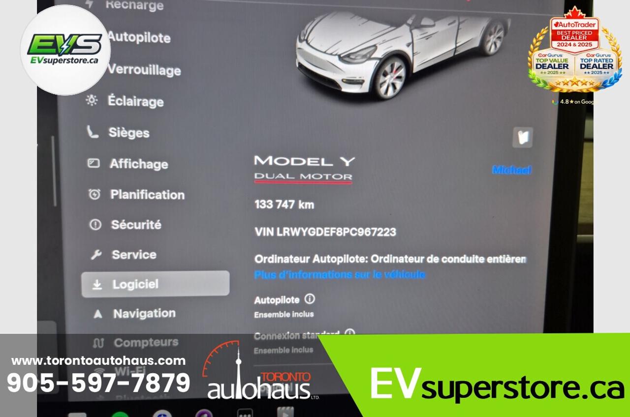 2023 Tesla Model Y PERFORMANCE AT EVSUPERSTORE.CA Photo