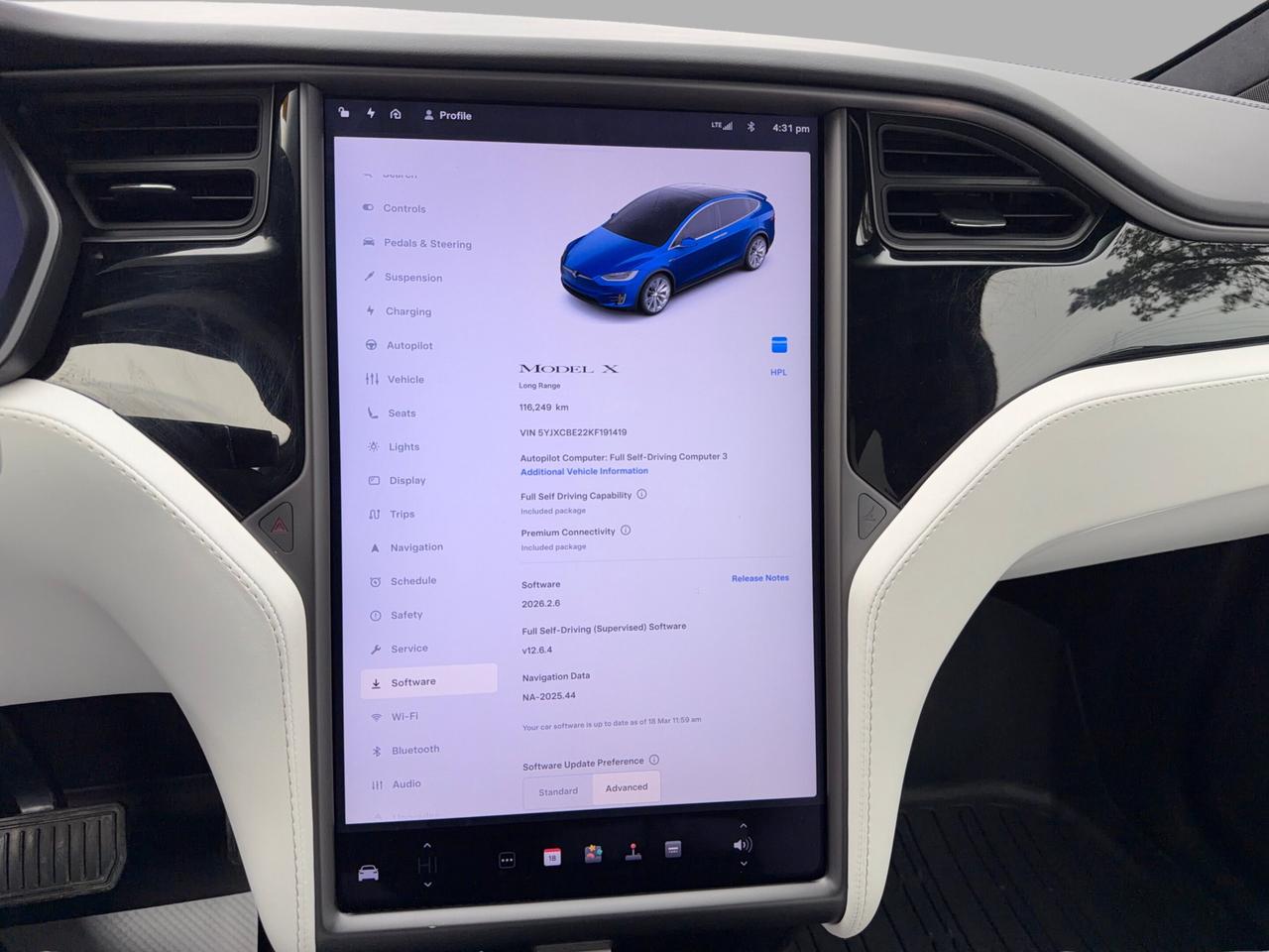 2019 Tesla Model X Long Range AWD FSD 6 Seats Photo