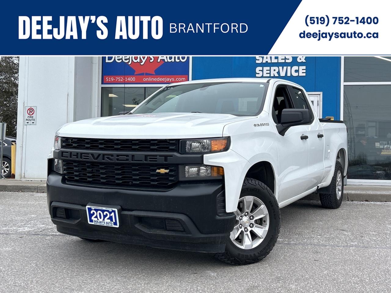 2021 Chevrolet Silverado 1500 Double Cab 147 Work Truck   Clean Carfax Photo0