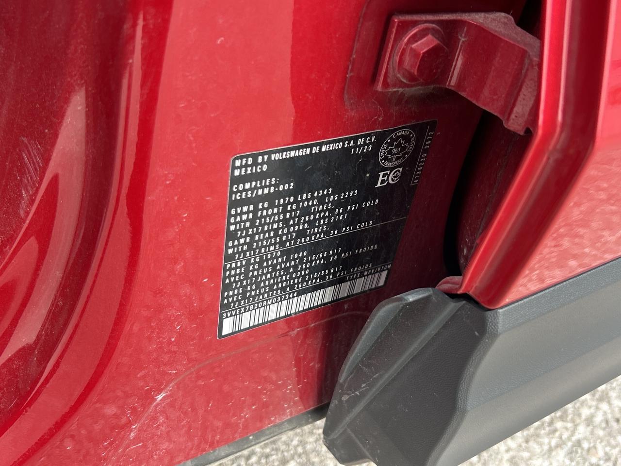 2024 Volkswagen Taos Comfortline   Pano Roof Photo