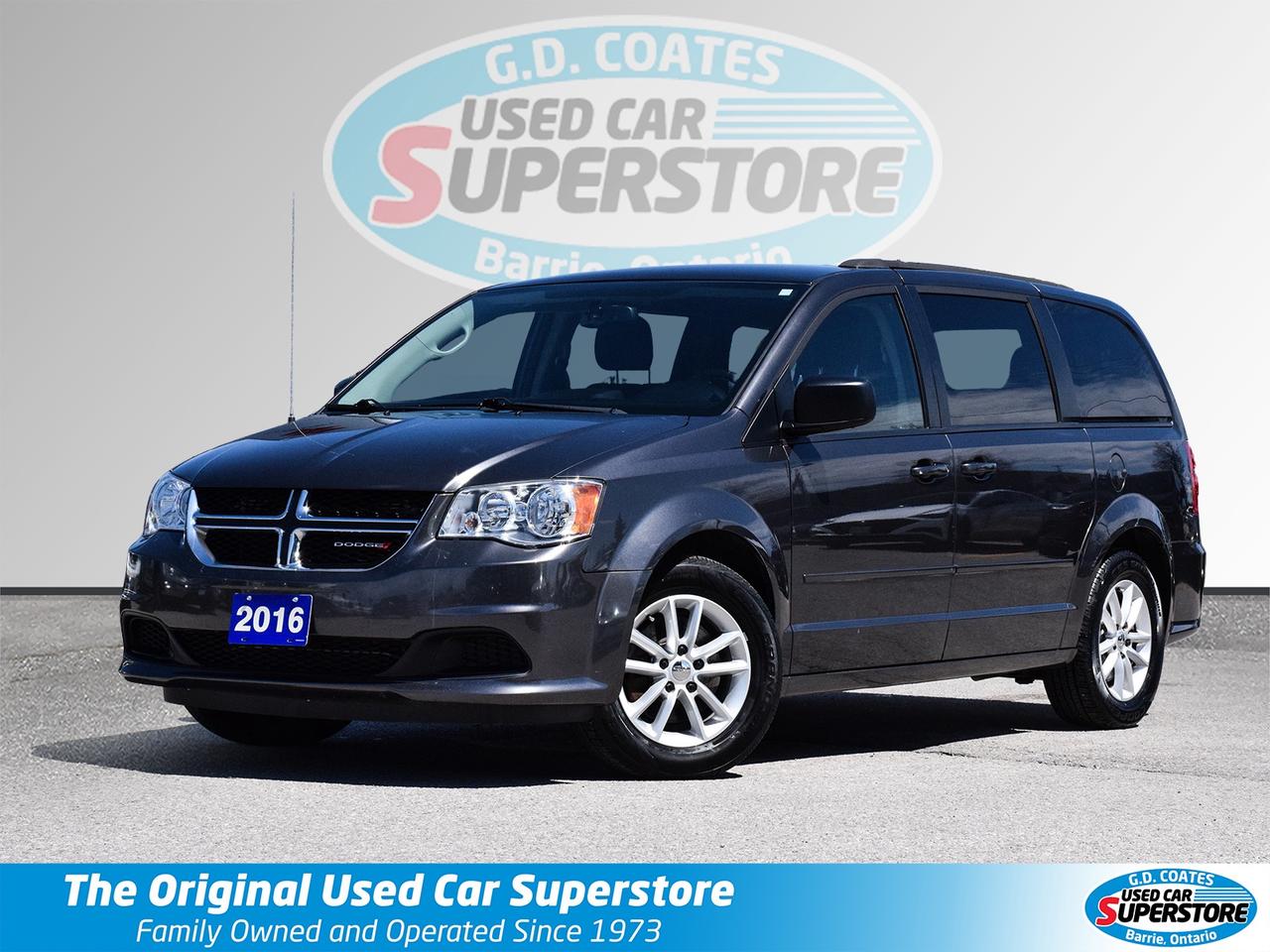 2016 Dodge Grand Caravan SXT ~Heated Mirrors ~Alloys ~Stow 'N Go ~Cam ~A/C Photo
