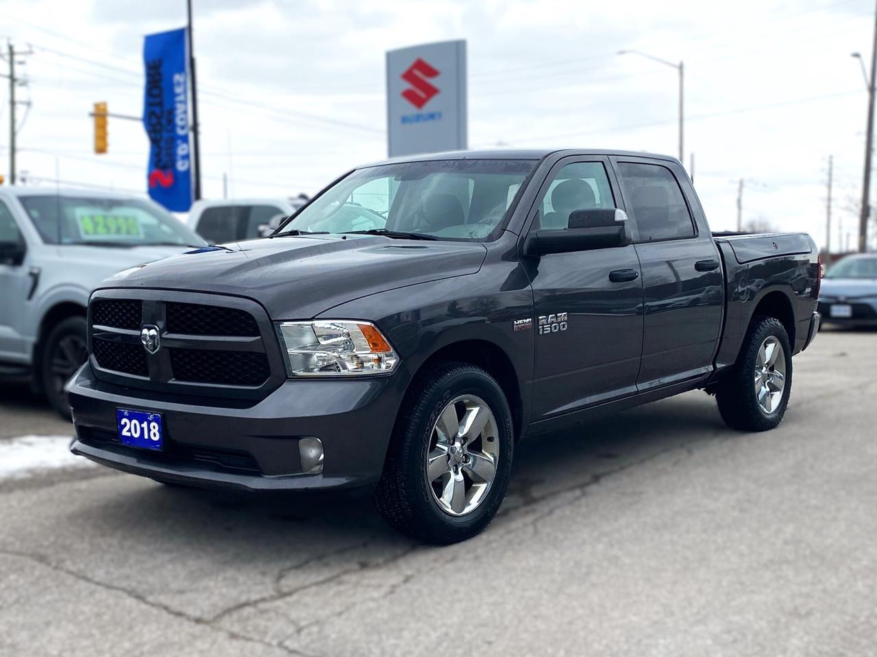 2018 RAM 1500 Express Crew Cab 4x4 ~HEMI ~Bluetooth ~Camera ~20s Photo0