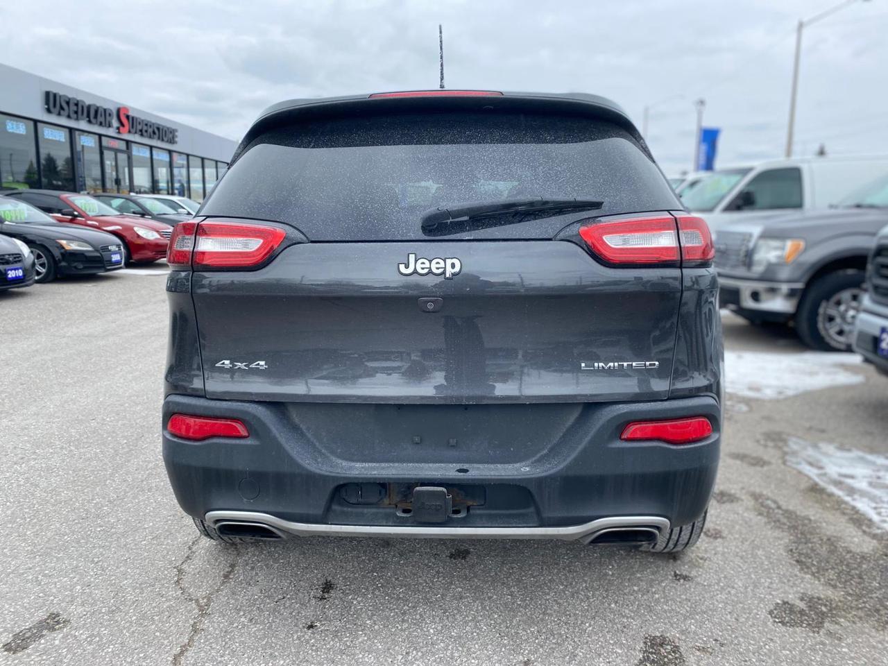 2016 Jeep Cherokee Limited 4x4 ~Nav ~Leather ~Moonroof ~Bluetooth Photo2