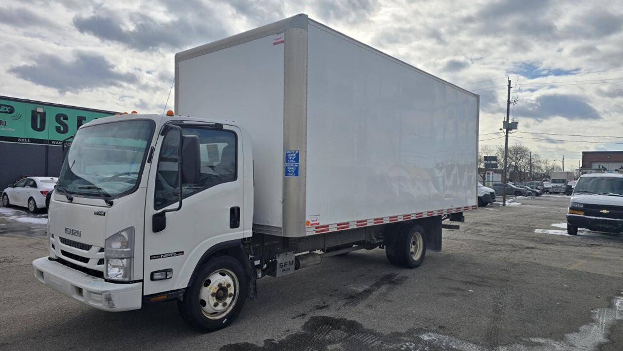 2021 Isuzu NPR 20Ft Box - V8 Gasoline - Ramp - 96 High Box Photo2