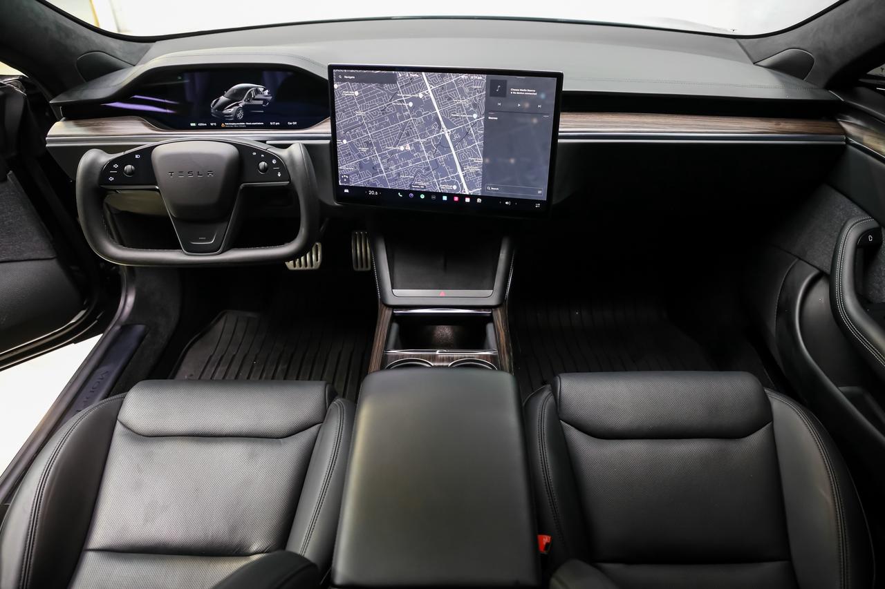 2022 Tesla Model S AWD 600KM RANGE FSD 3 COMPUTR AUTOPILOT YOKE LOWKM Photo
