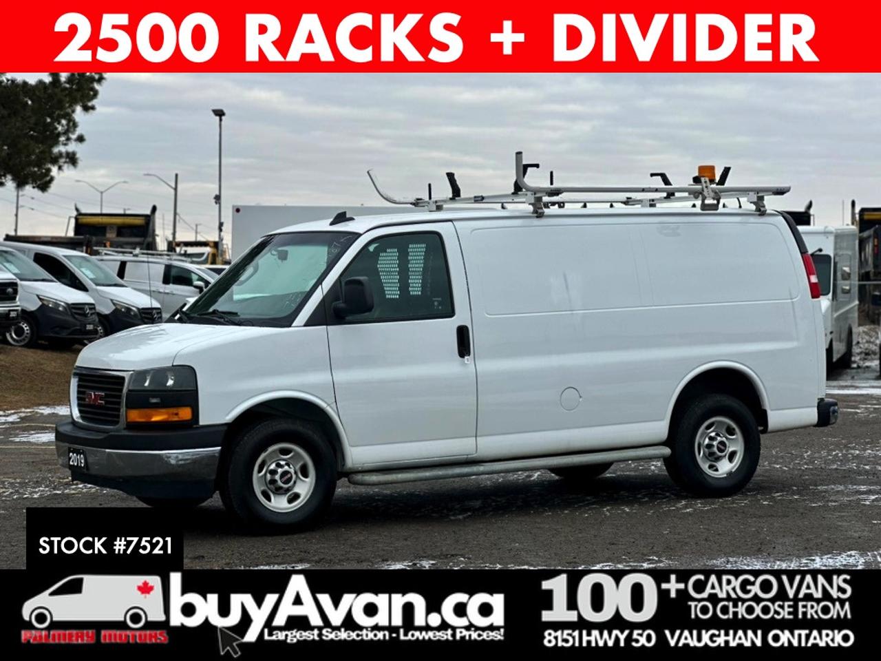 2019 Chevrolet Express 1500 Savana 2500 Racks + Divider Photo