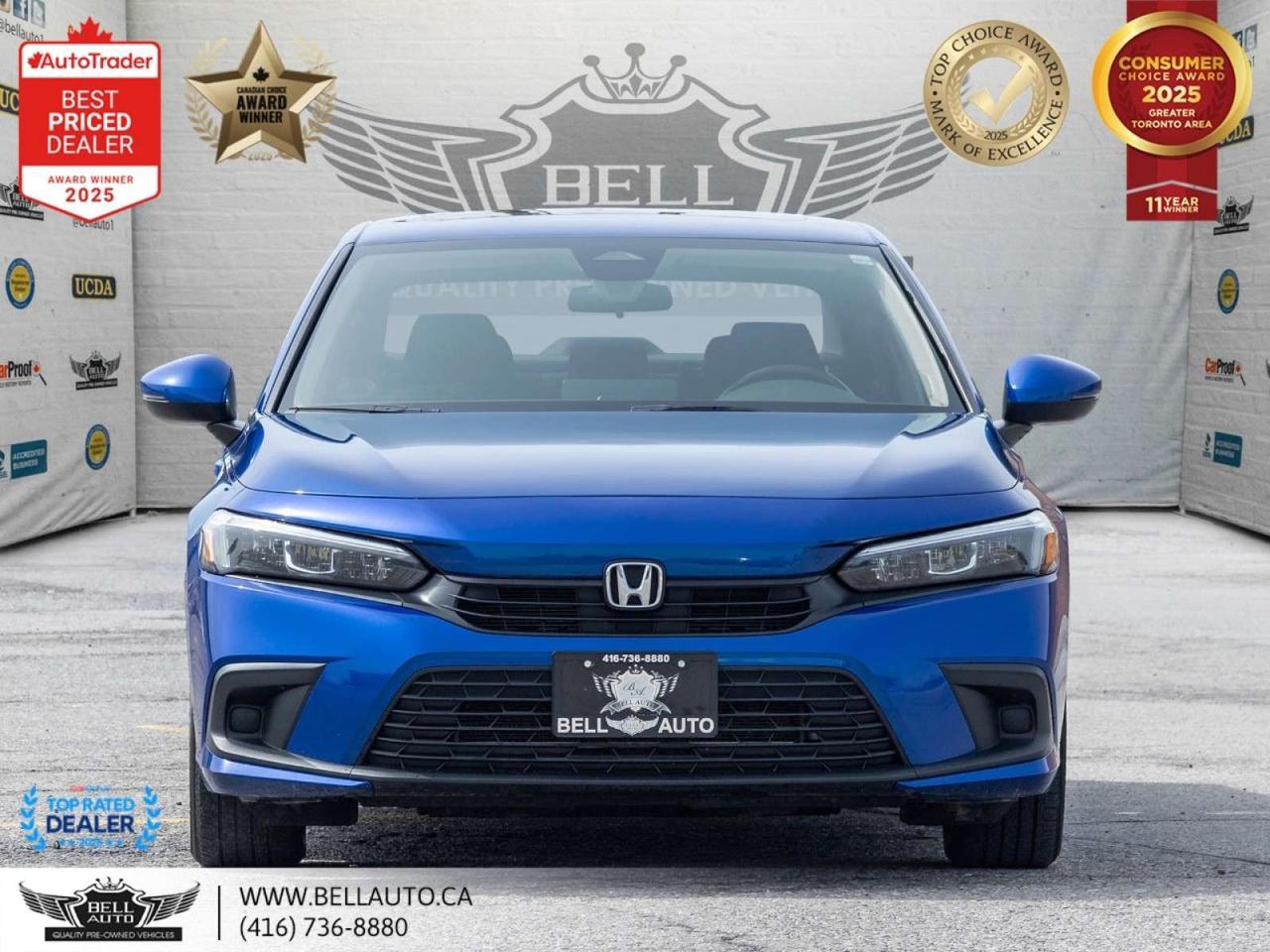 2022 Honda Civic EX   B.CAM   SUNROOF   HTDSEATS   HTDSTRNGWHL   NOACCIDENT Photo